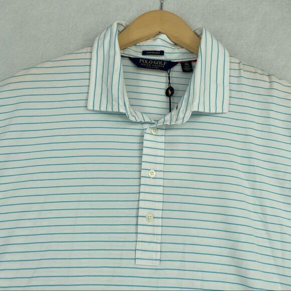 Polo Golf Ralph Lauren Moisture Wicking Striped NWT XXL - Picture 2 of 10
